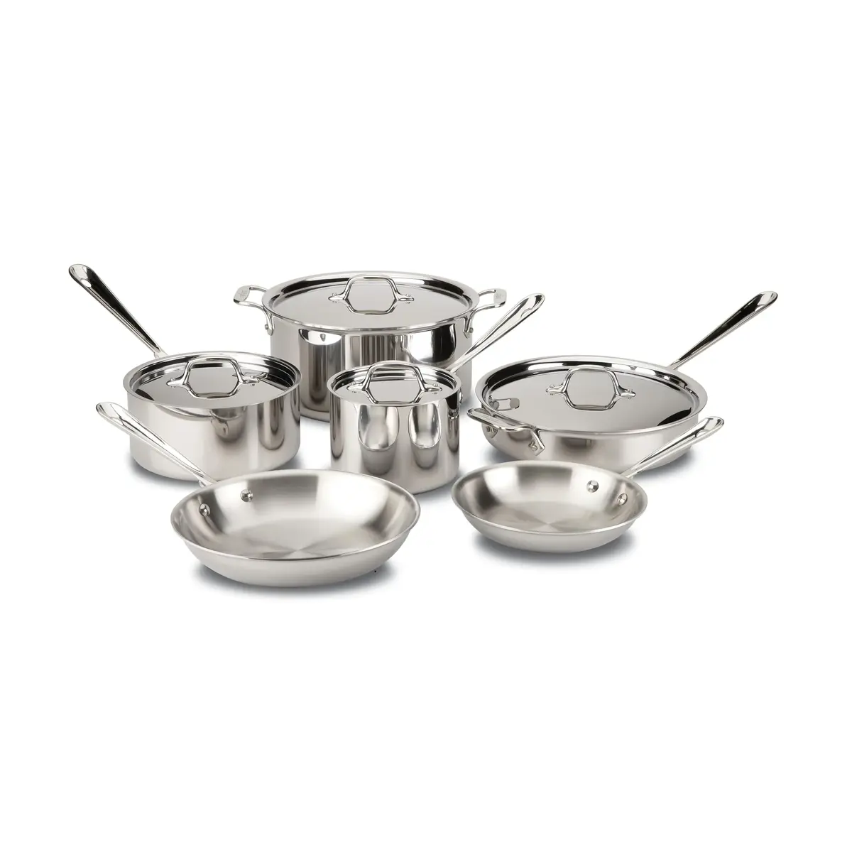 All-Clad D3 Stainless Steel 10-Piece Set