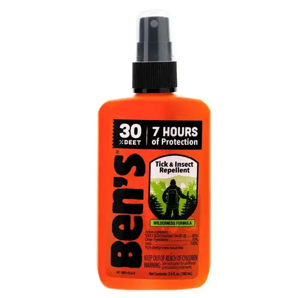 Ben’s 30% DEET Tick & Insect Repellent Spray