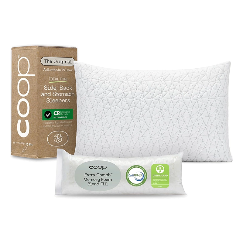 Coop Home Goods Adjustable Loft Pillow