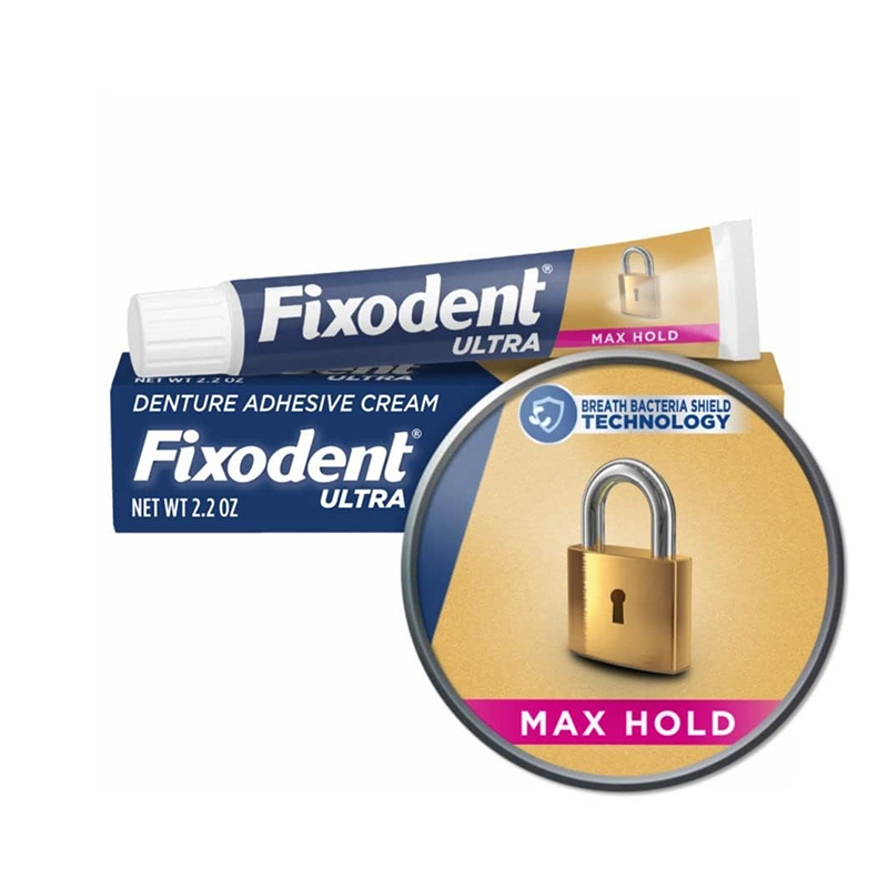 Fixodent Ultra Max Hold Denture Adhesive Cream