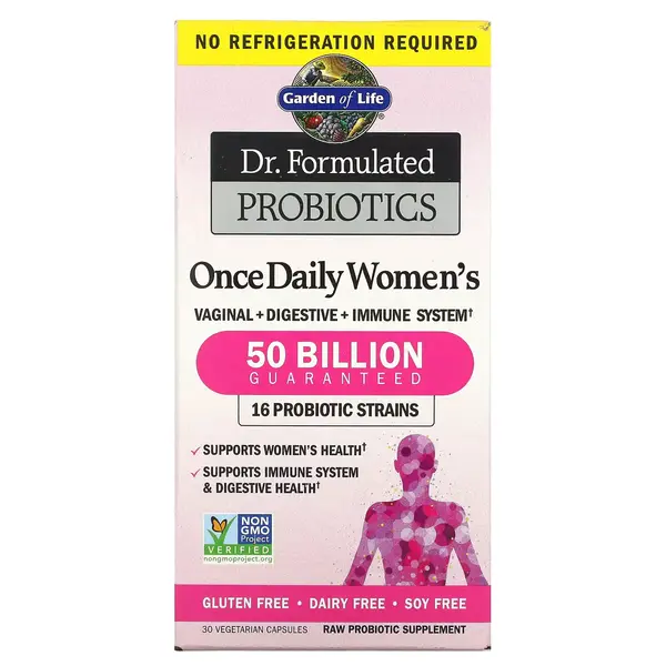 Garden of Life Dr. Formulated Women’s Probiotic bottle