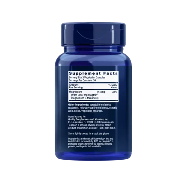 Magnesium L-Threonate – Magtein by Life Extension