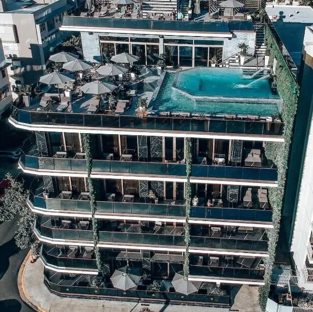 Rooftop view at O:LV Fifty Five in San Juan