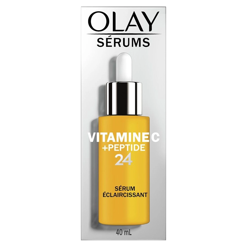 Best Drugstore Vitamin C Serum: Olay Vitamin C + Peptide 24 Serum