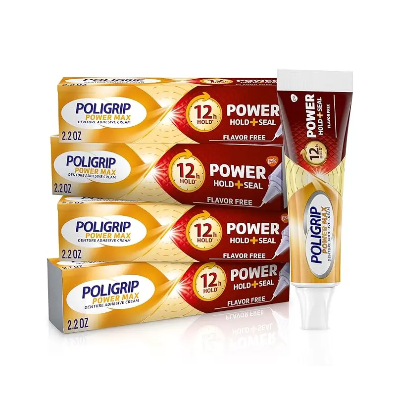 Super Poligrip Power Hold and Seal Denture Adhesive Cream