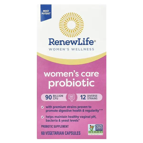 Renew Life Women’s Probiotic packaging on shelf