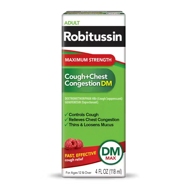 Robitussin Maximum Strength Cough and Chest Congestion DM