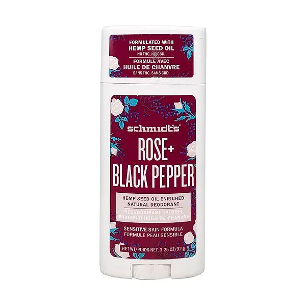 Schmidt’s Rose + Black Pepper Deodorant
